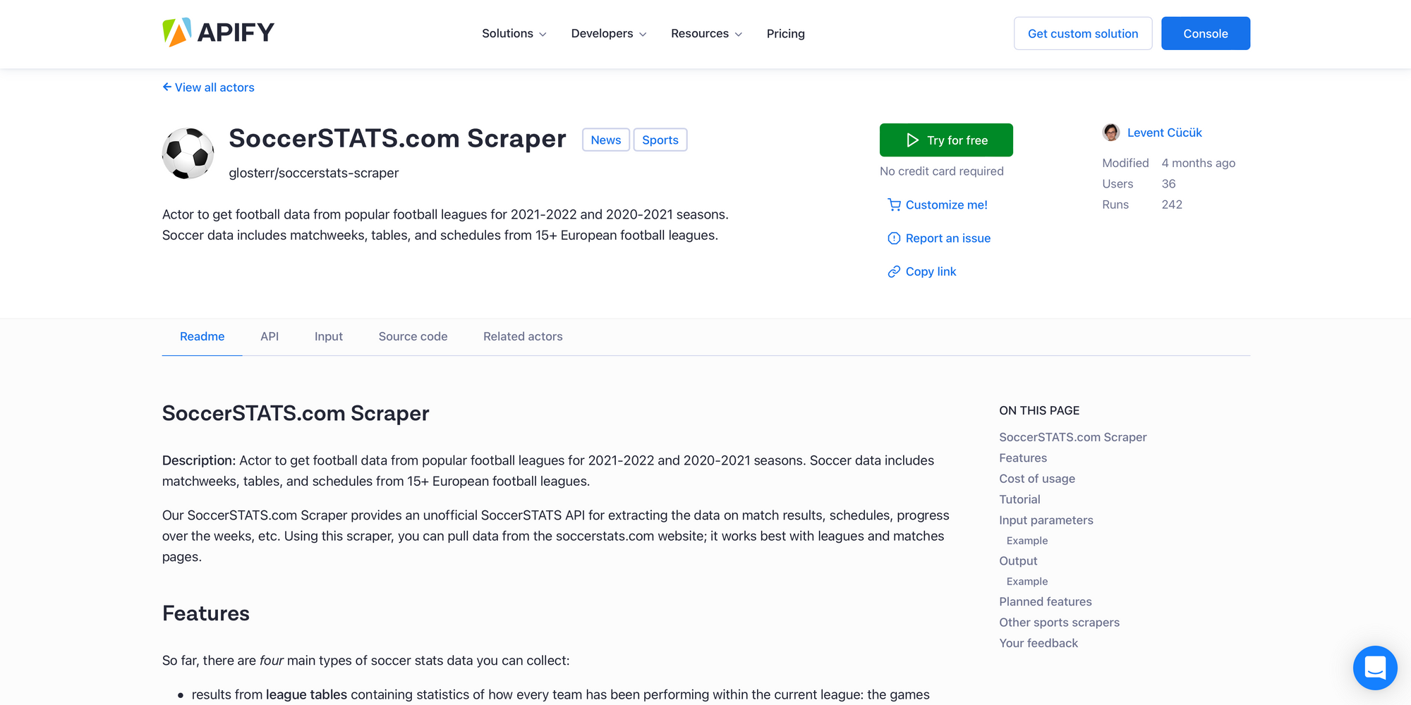 How to scrape Match stats from Soccerstats website listings and