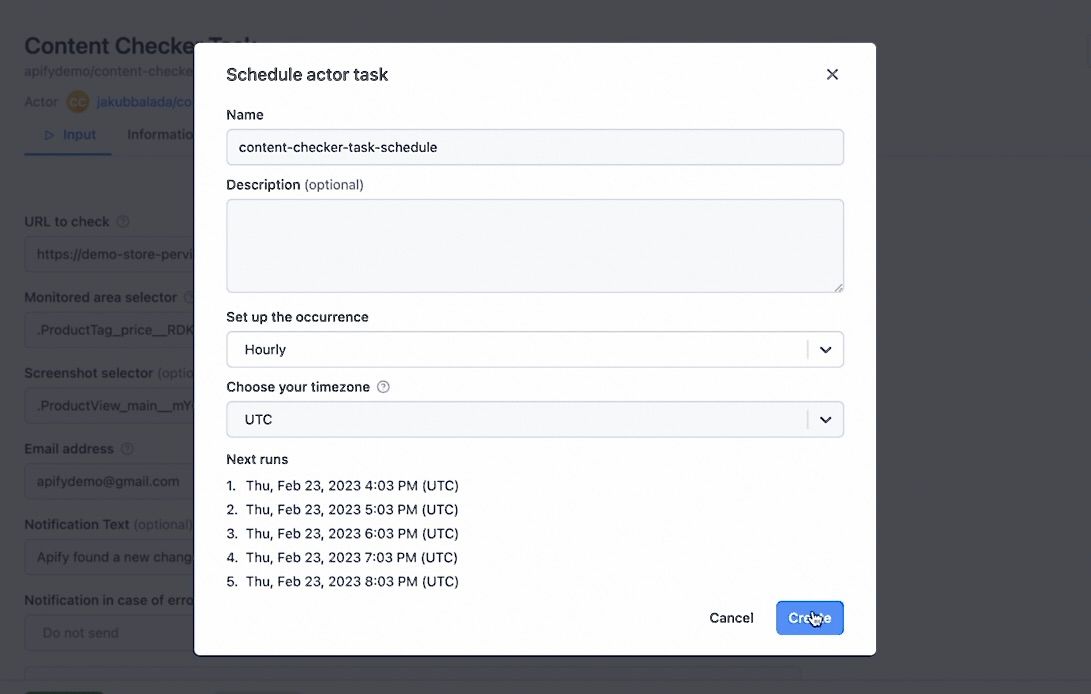 7. Schedule the Actor