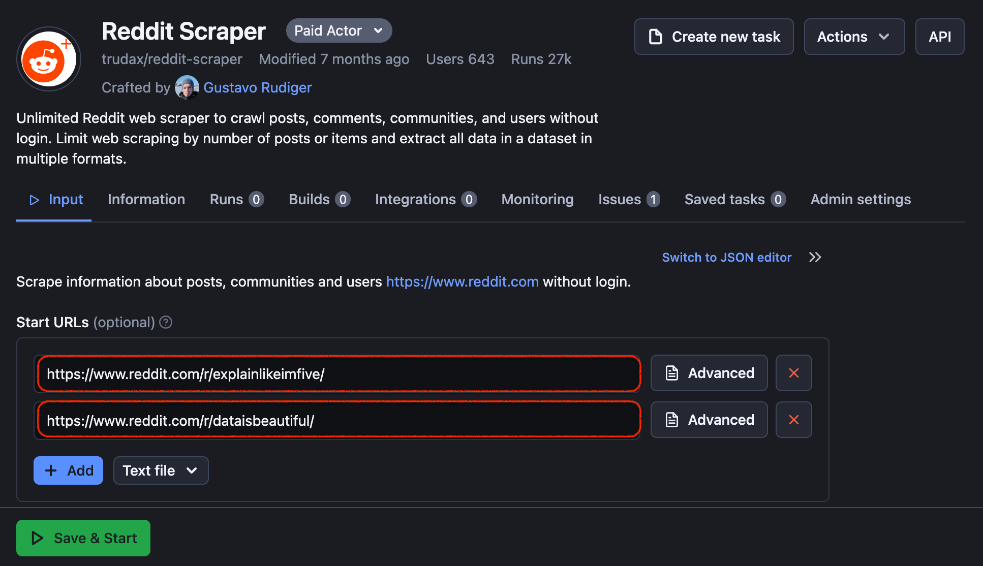 How to scrape Reddit data with unofficial Reddit API