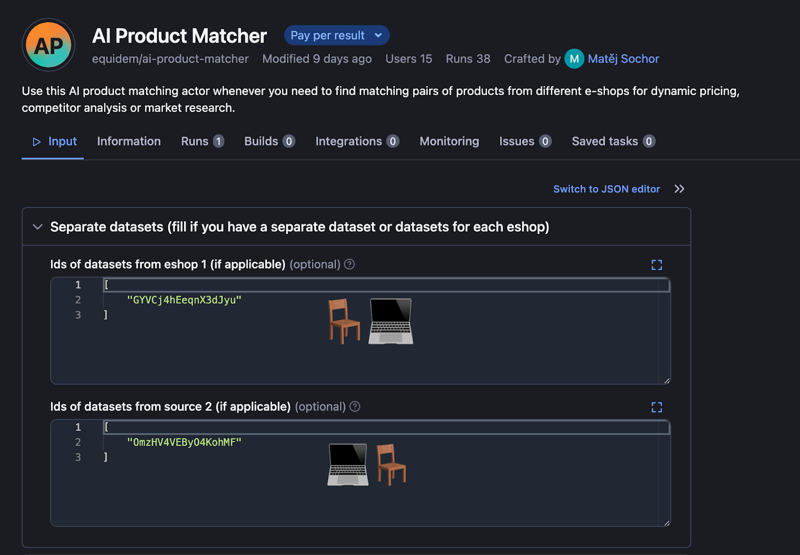 Step 3: Add the datasets