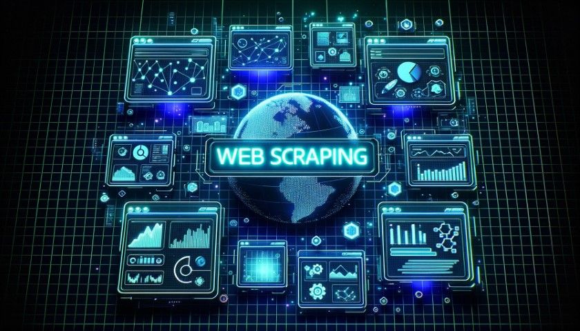 What is web scraping? What is web scraping? Globe with the words web scraping surrounded by forms of data