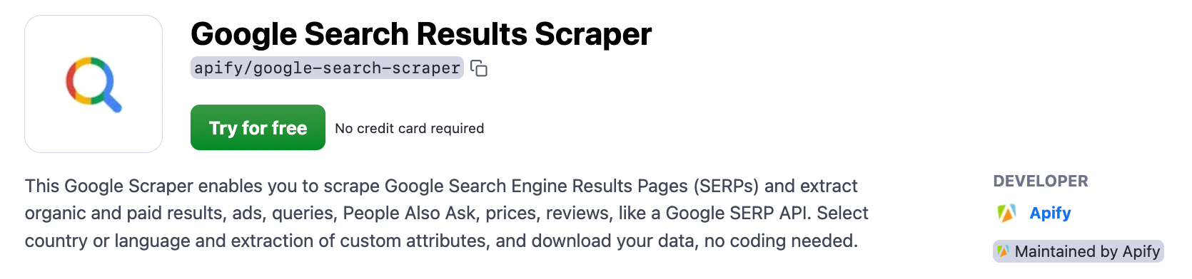 Google Organic Results API - SerpApi