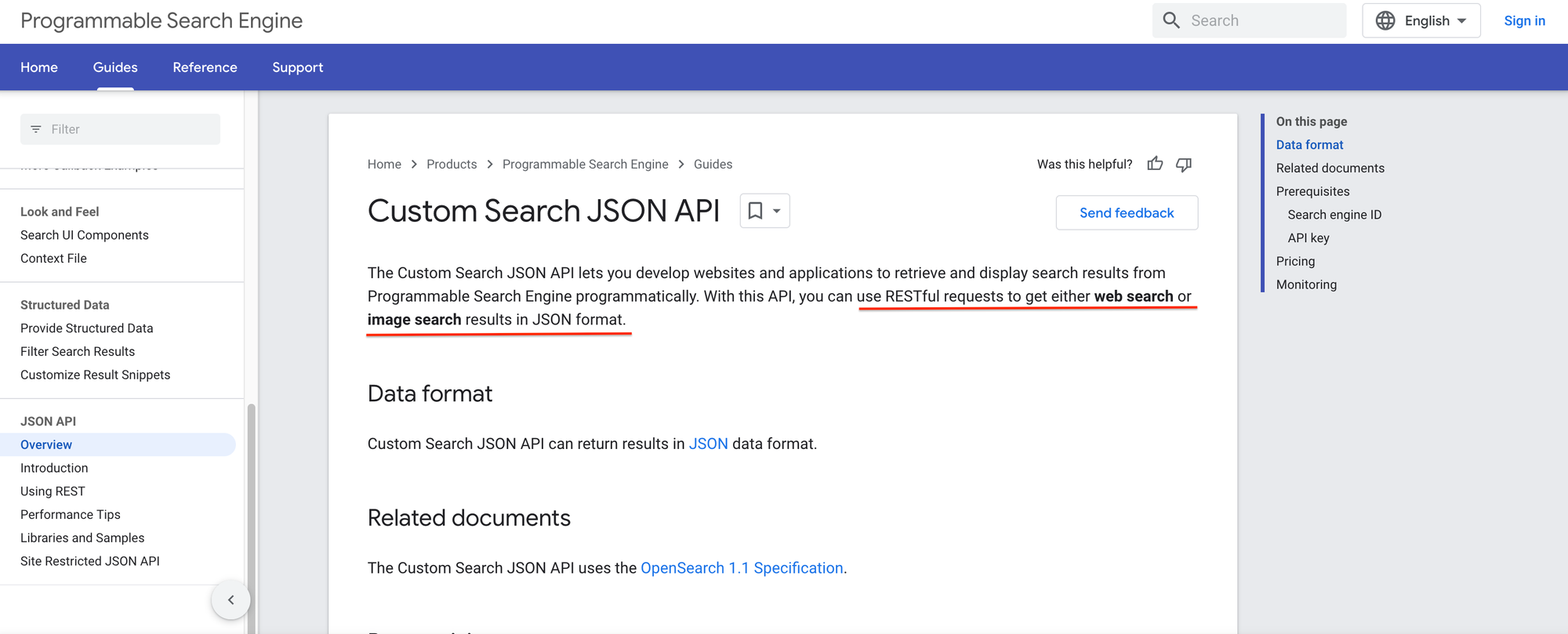  Google Custom Search API can be used as web search and as image search API