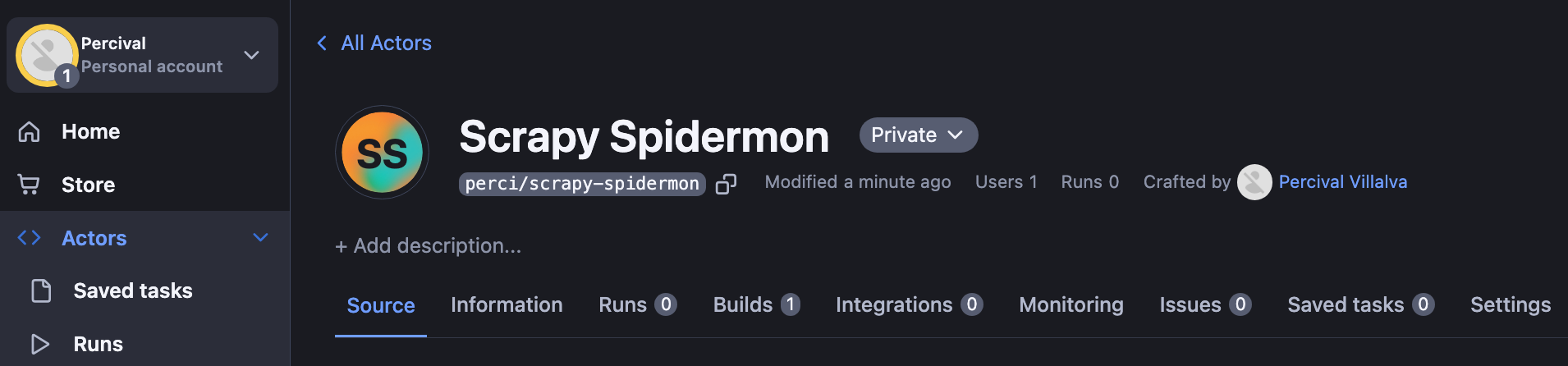 Scrapy Spidermon Actor on Apify