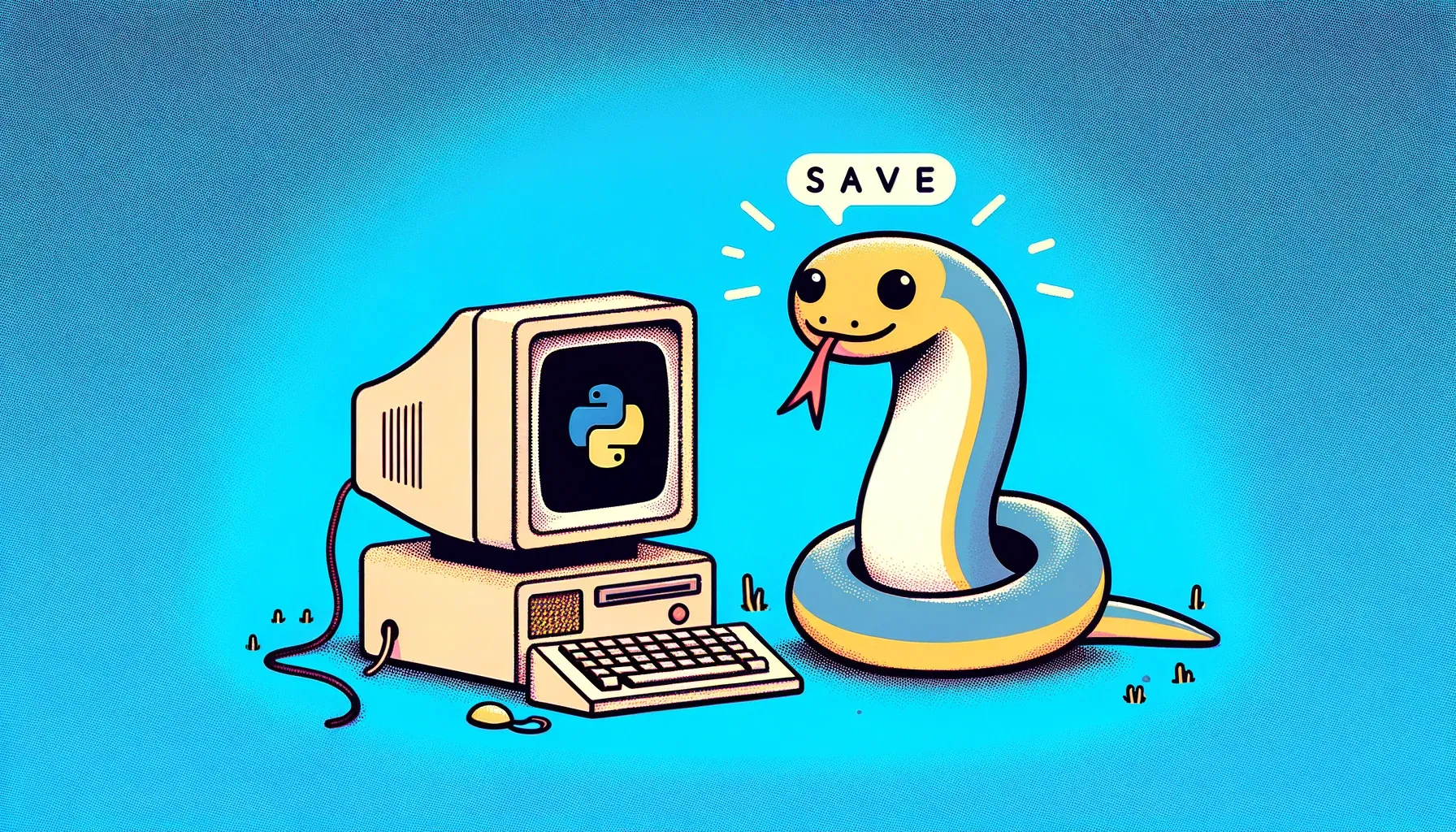 Save images with Python