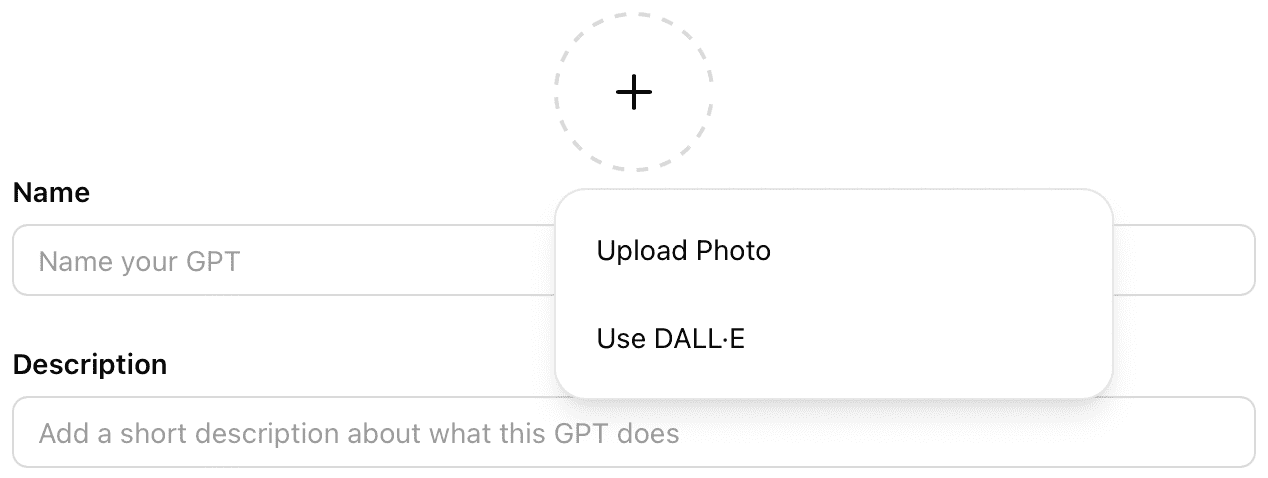 GPT Upload Photo Use DALL-E