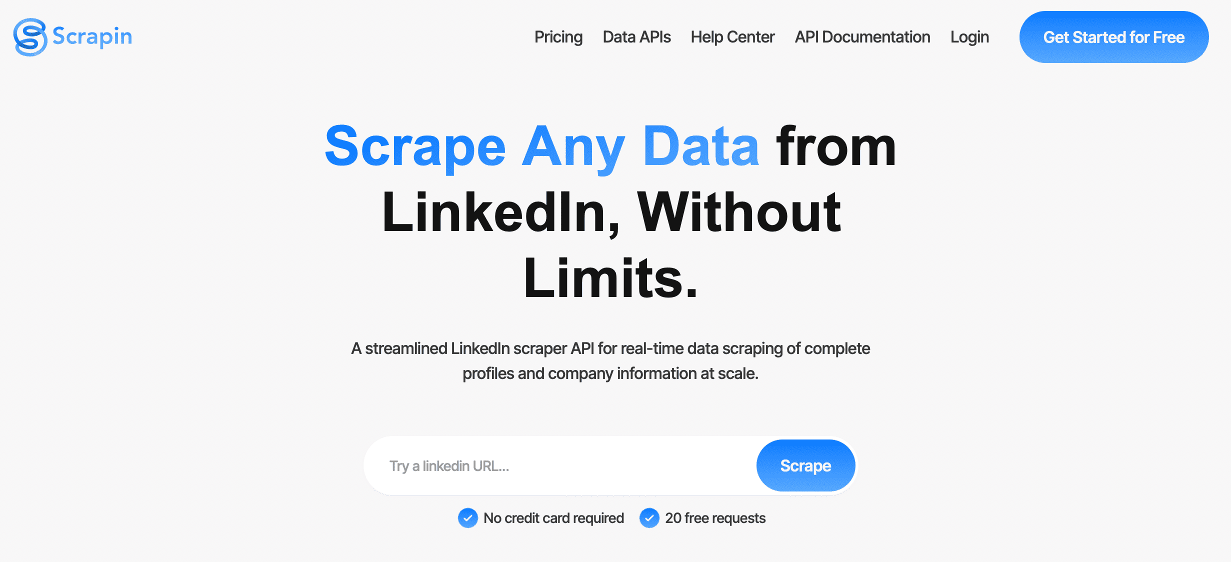 Scrapin.io - LinkedIn Scraper API