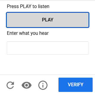 Audio-based CAPTCHA