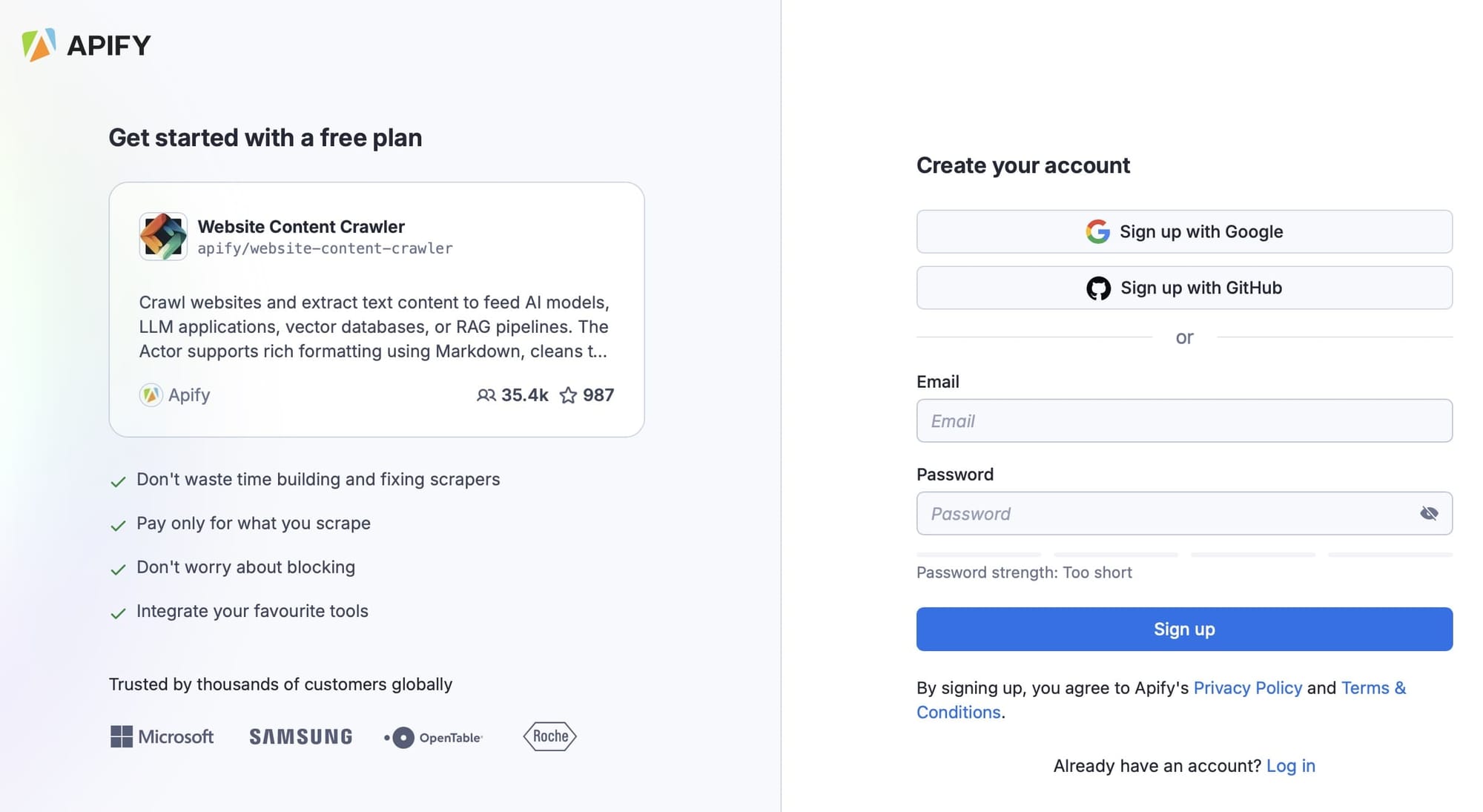 Get started with Website Content Crawler for AI data collection