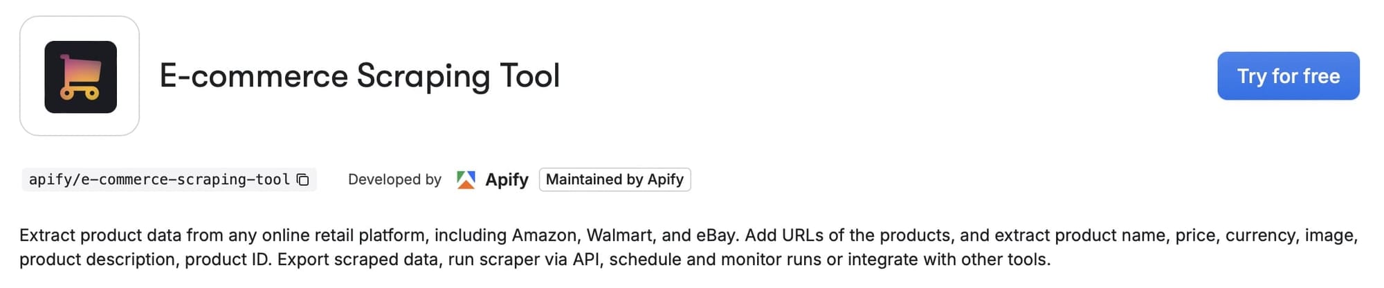 E-commerce Scraping Tool