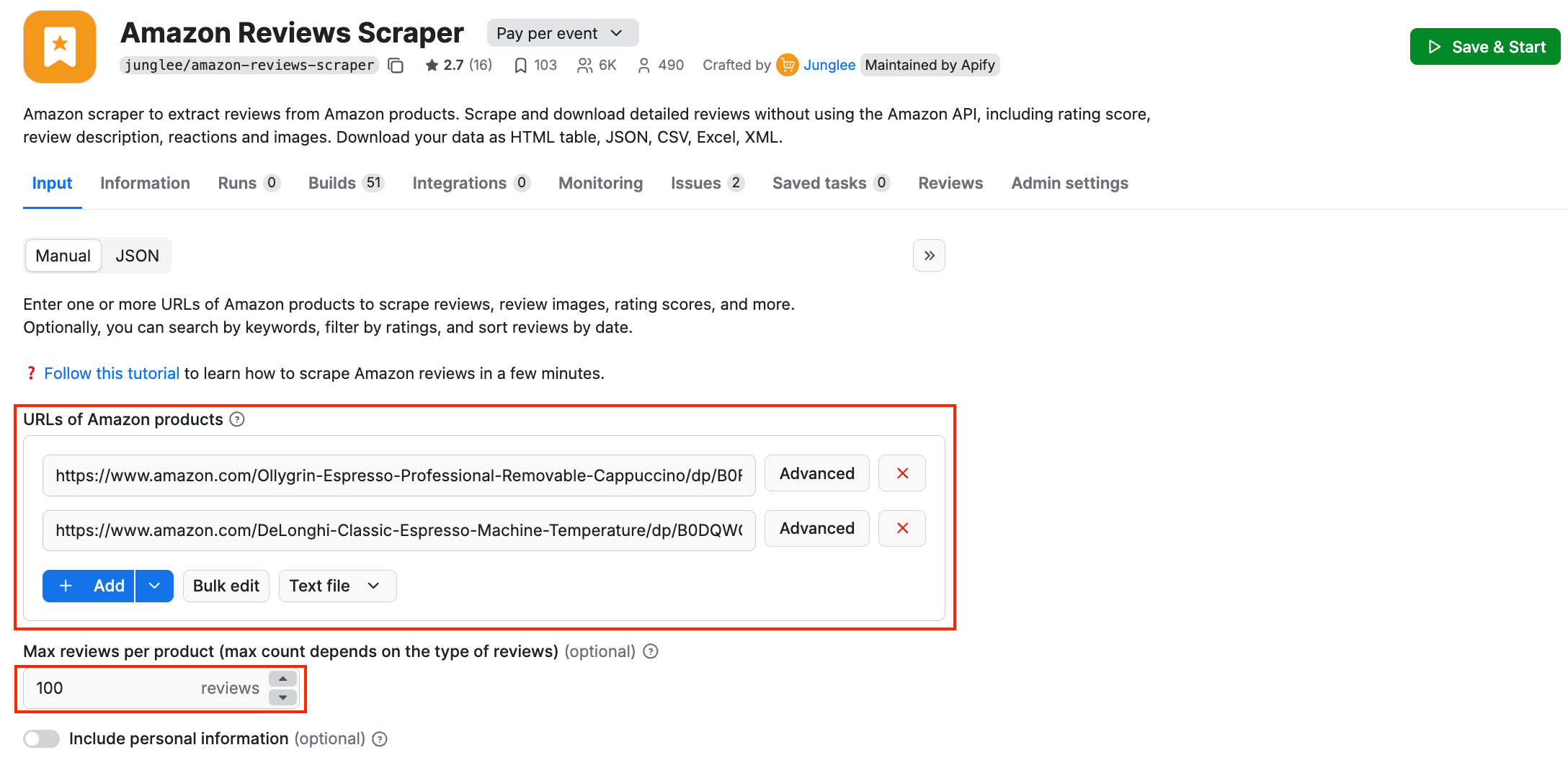 How to scrape Amazon reviews in minutes