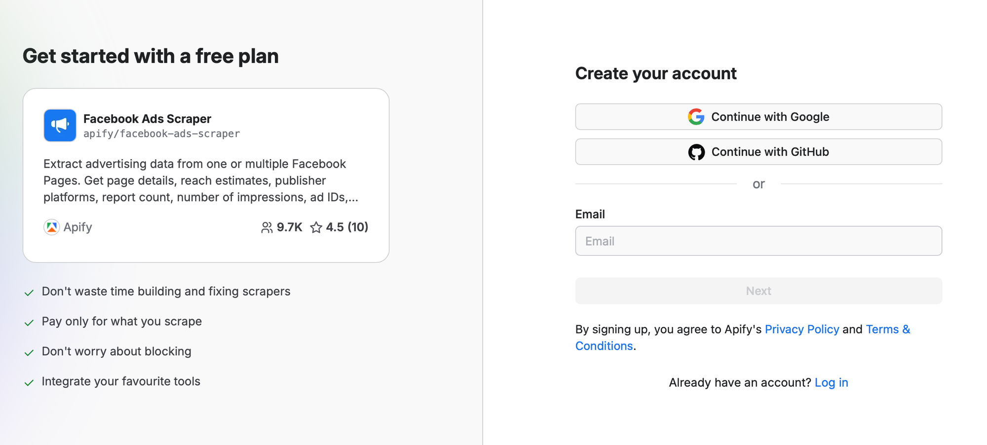 How to extract all data from Facebook Ads
