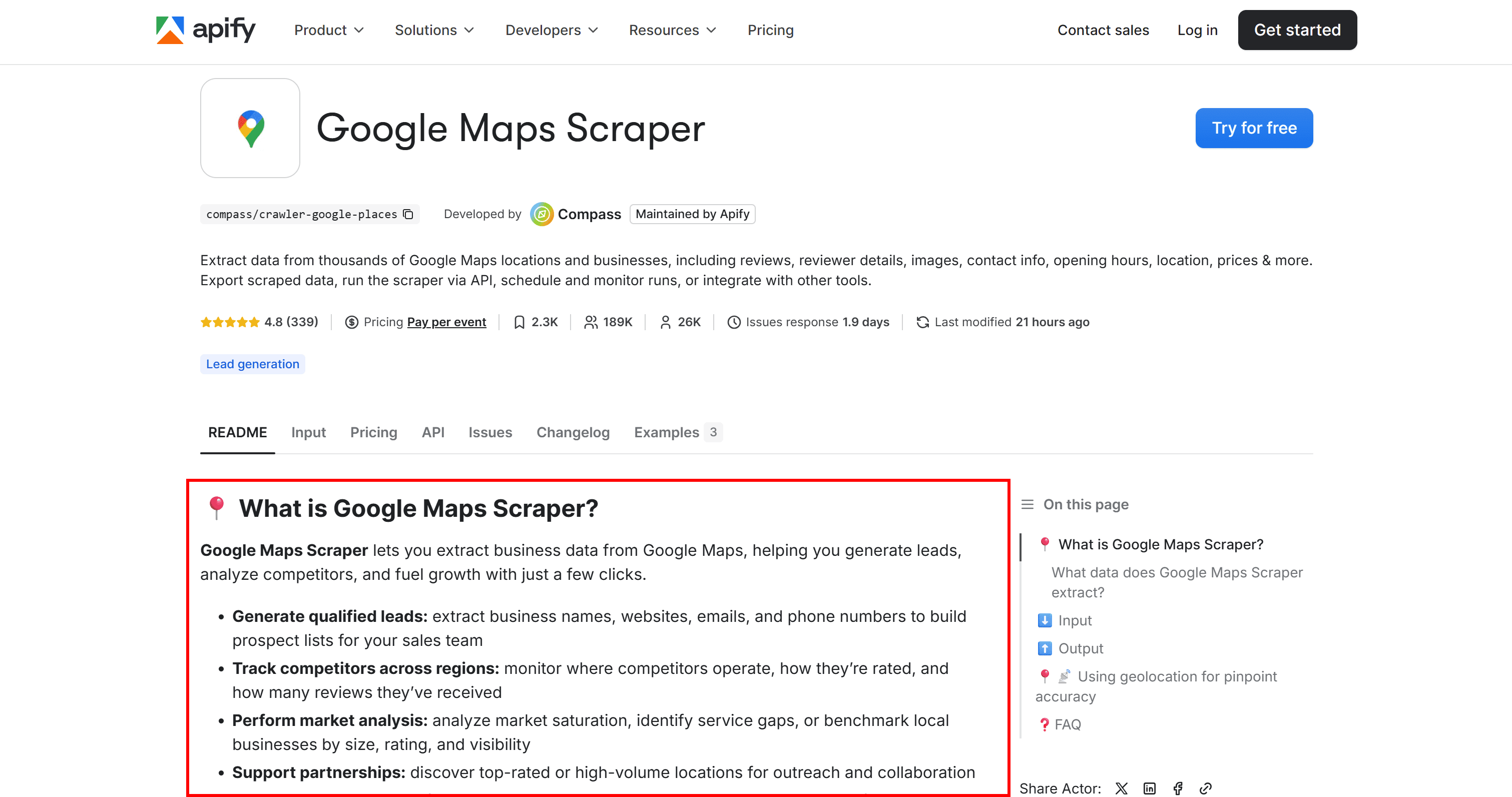 What README.md corresponds to