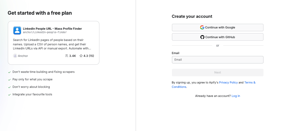 LinkedIn People URL - Mass Profile Finder&nbsp;sign in