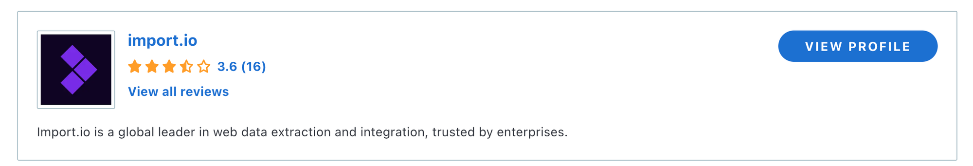 Import.io on Capterra