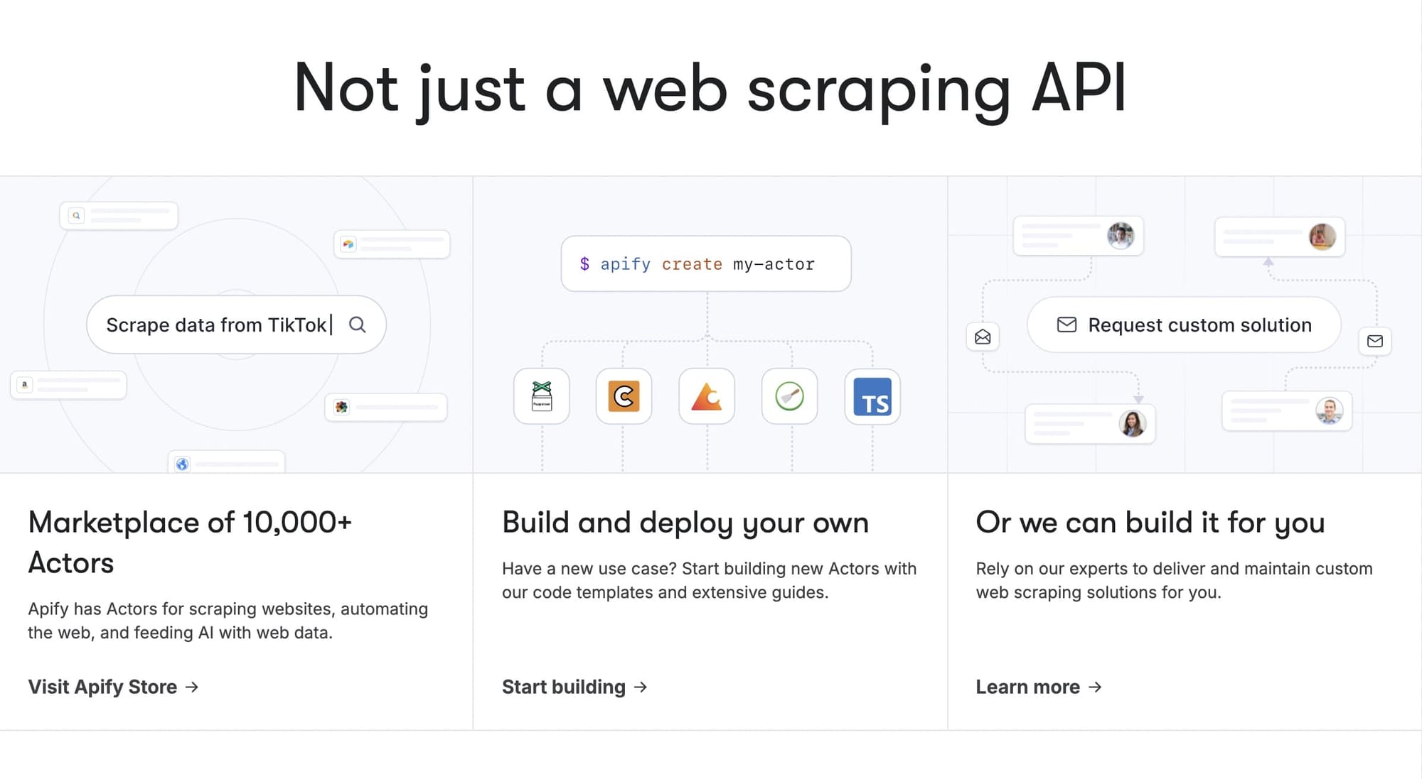 Apify: A comprehensive, flexible ecosystem, not just a web scraping API
