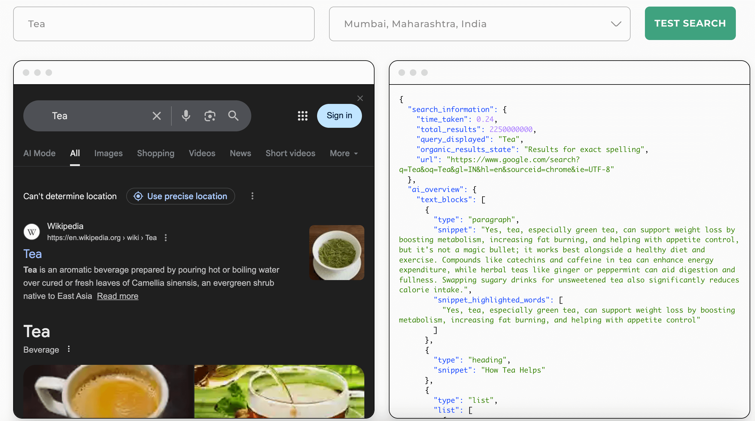 Scrapingdog’s Google SERP API 
