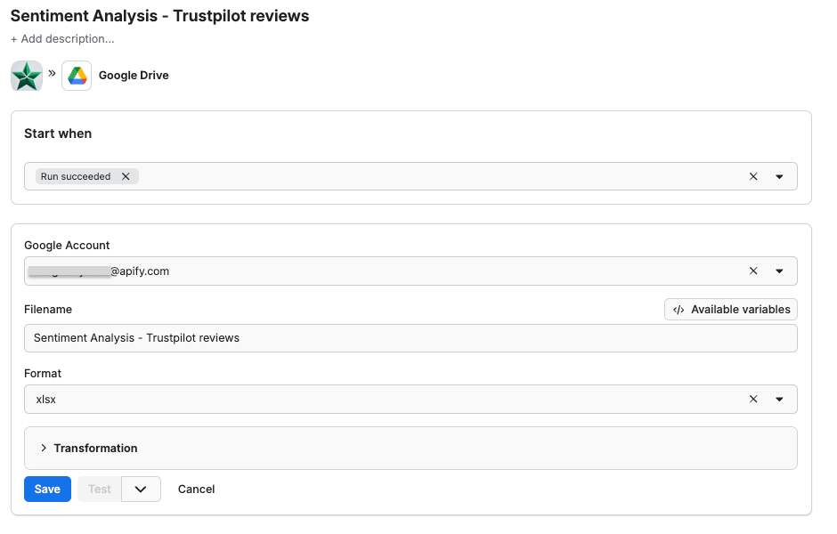 Trustpilot reviews integration 