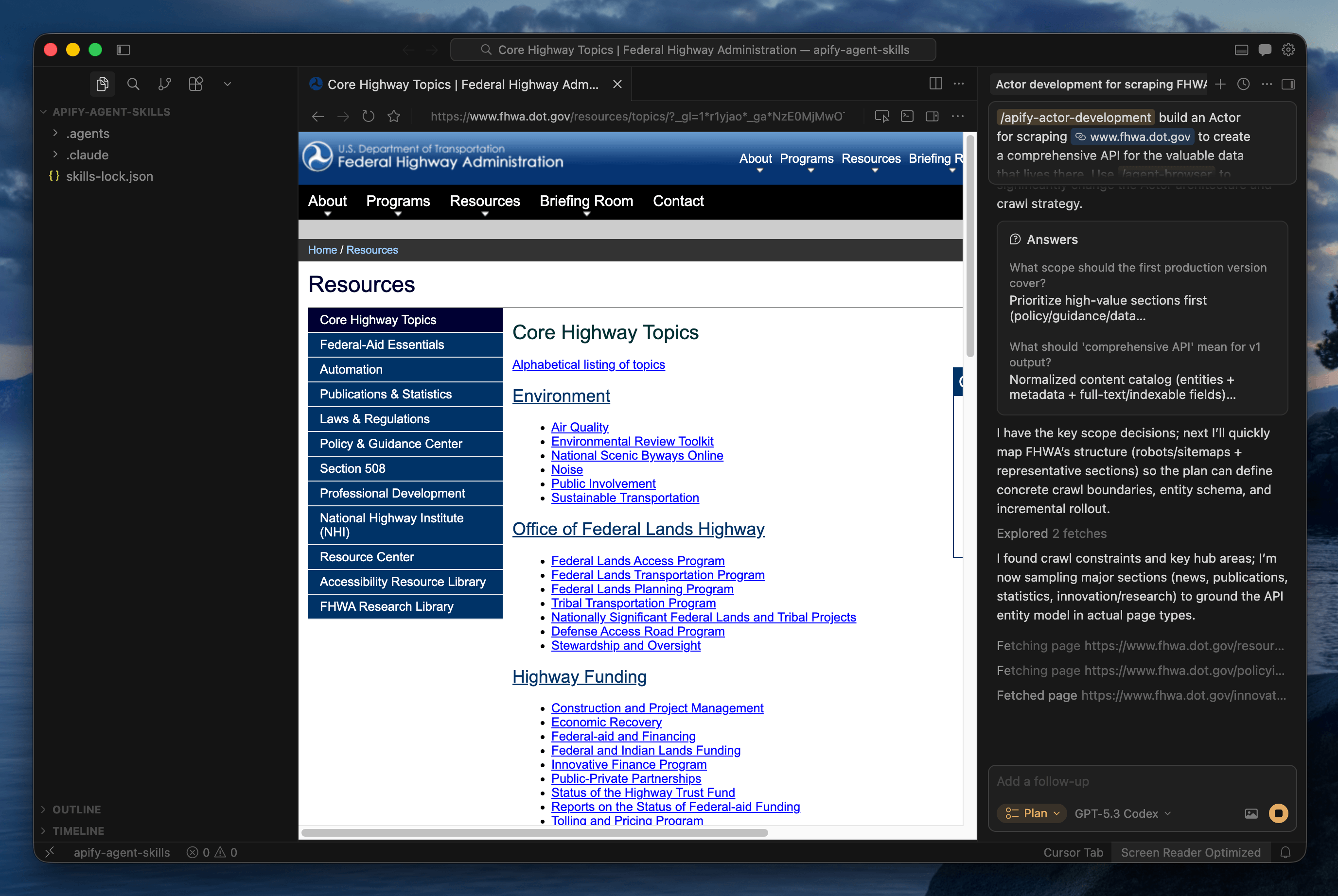 Apify Actor Development skill