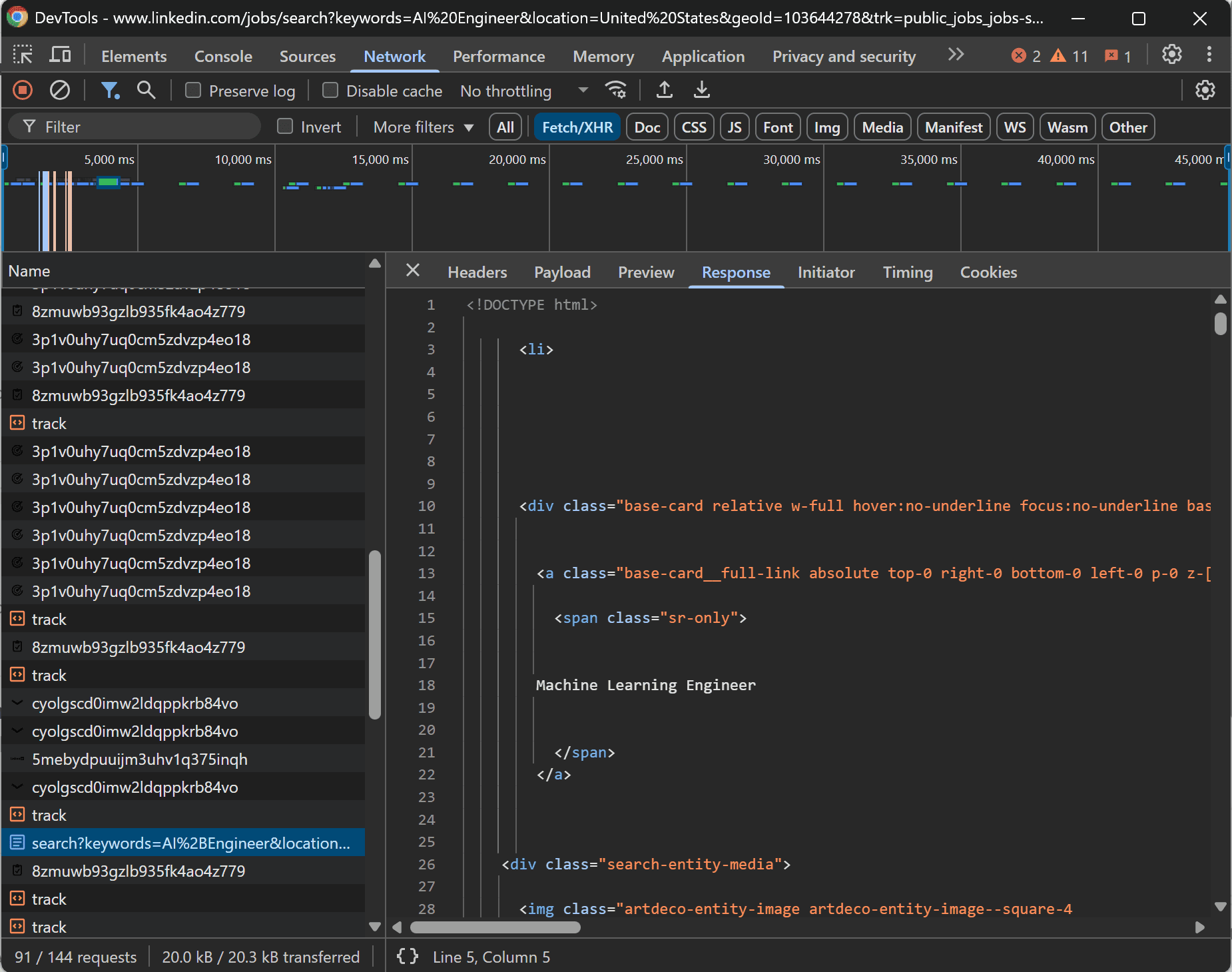 How to scrape LinkedIn jobs with Python