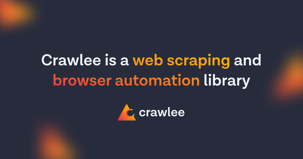 Announcing Crawlee: the web scraping and browser automation library
