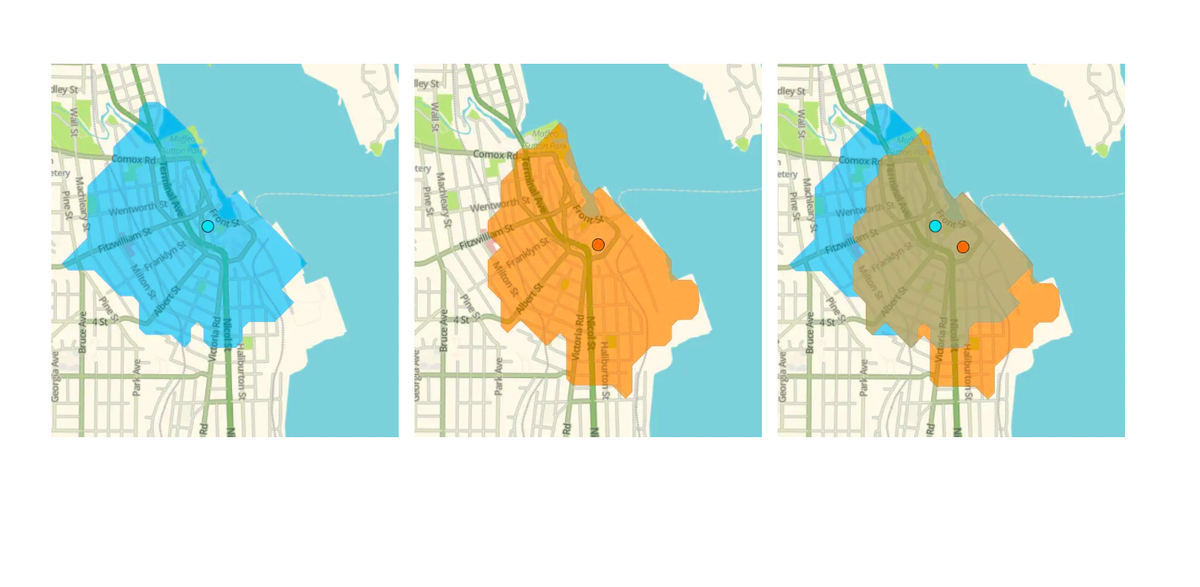 How to build a 15-minute city: a question answered by map data