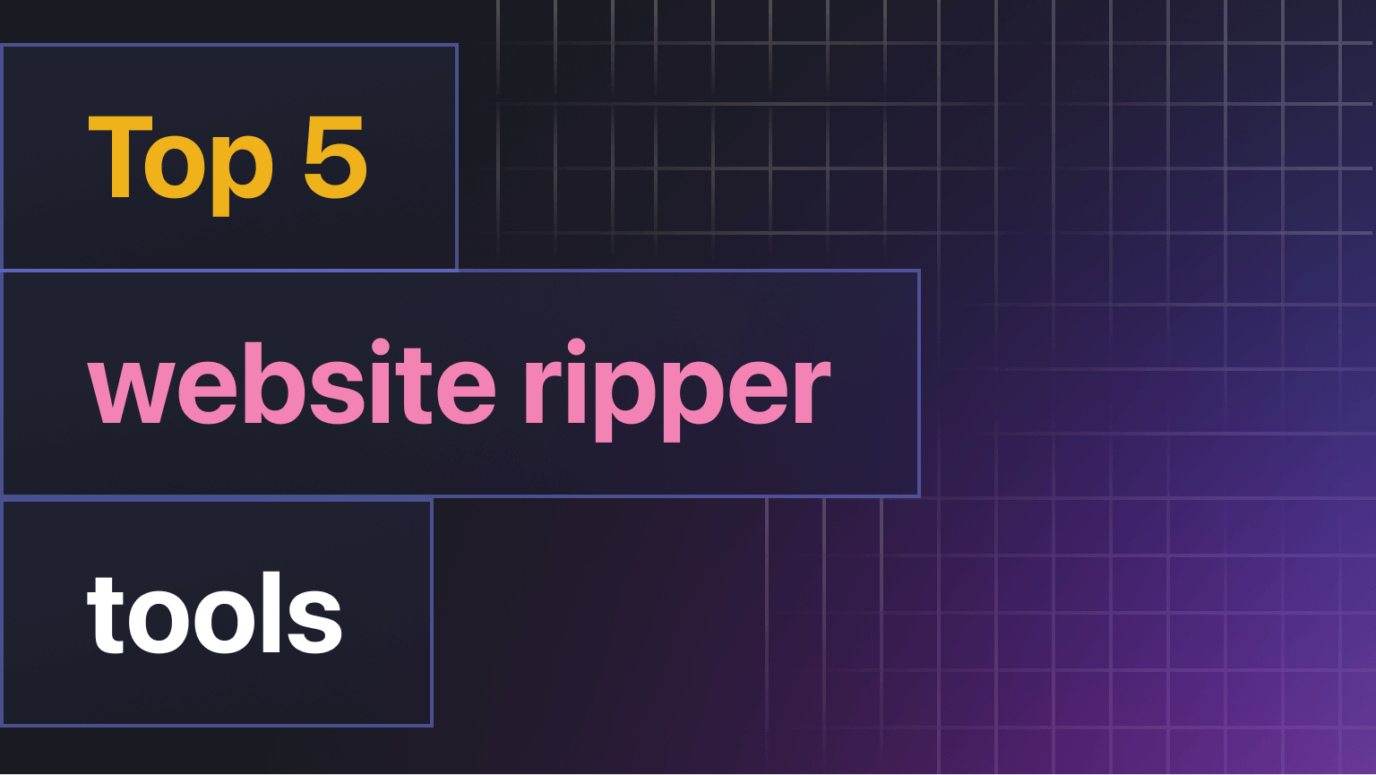 Top website ripper tools