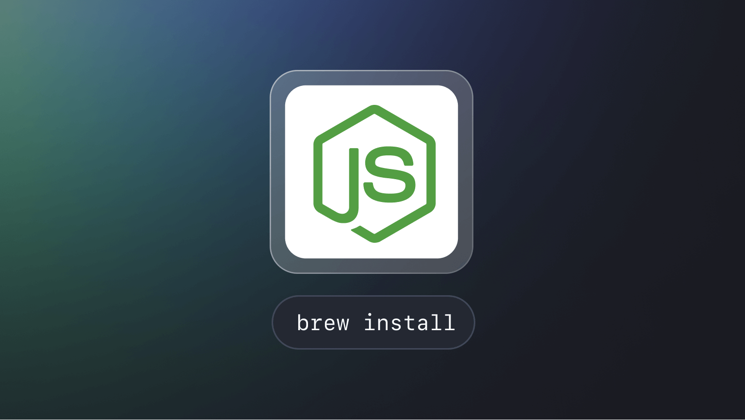 How to install Node.js the right way