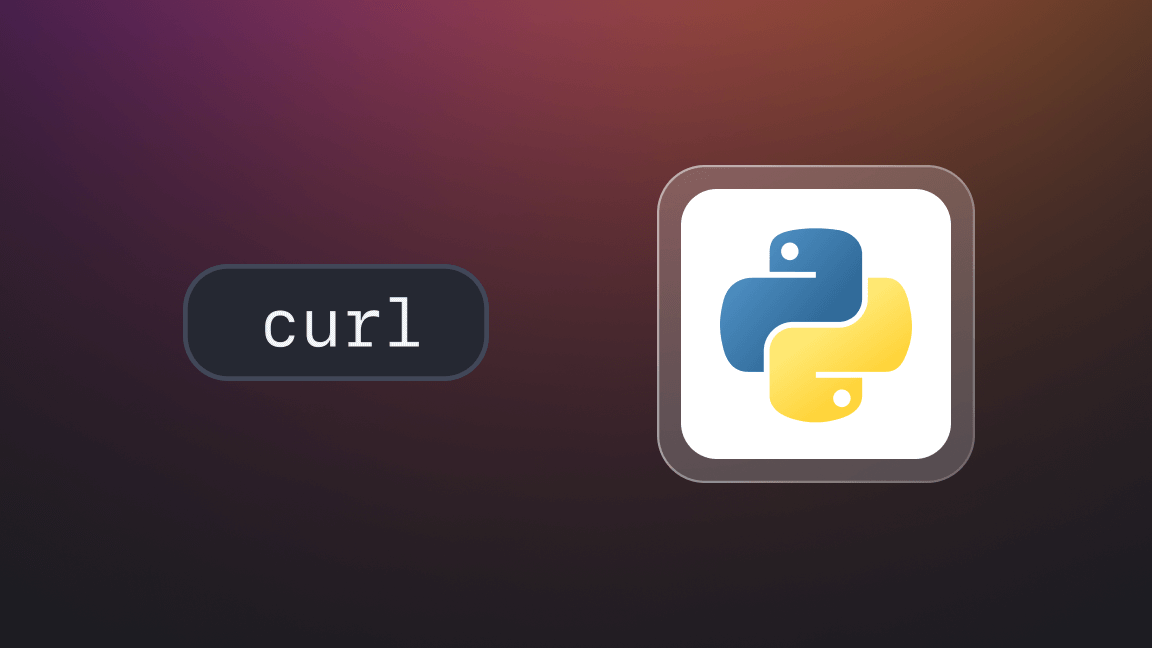 How to use cURL in Python