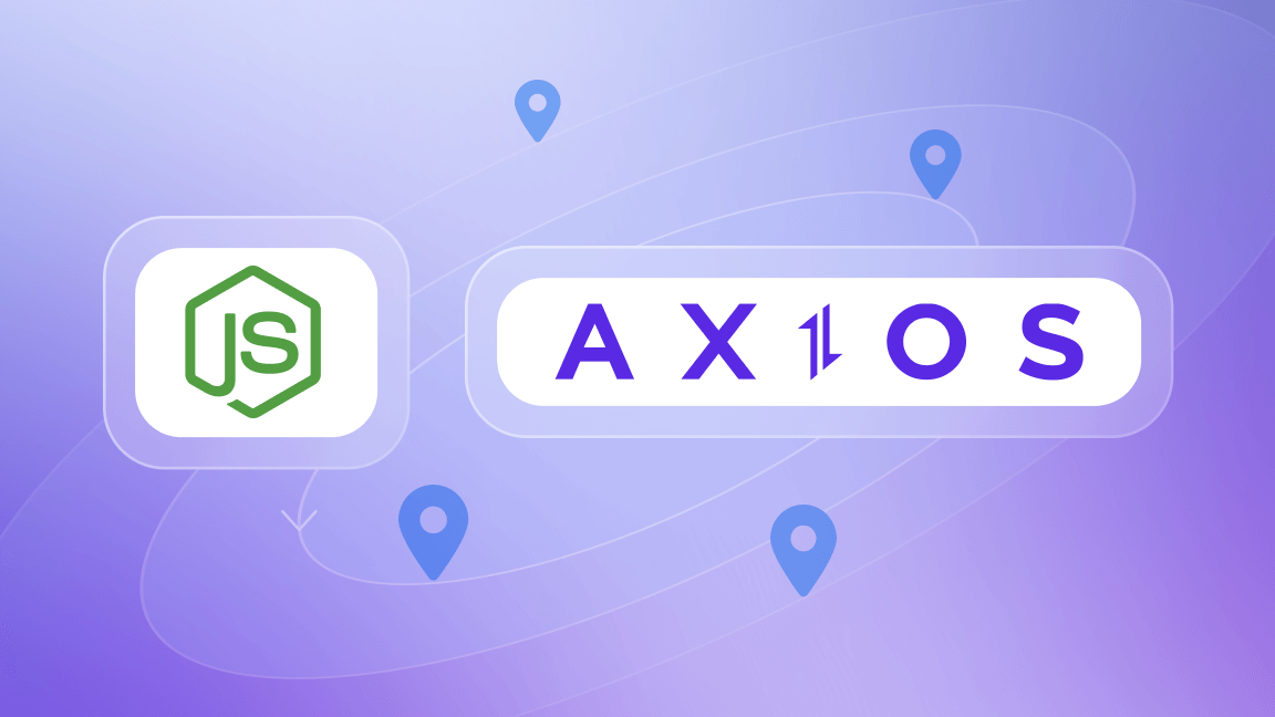 How to use a proxy with Axios and Node.js