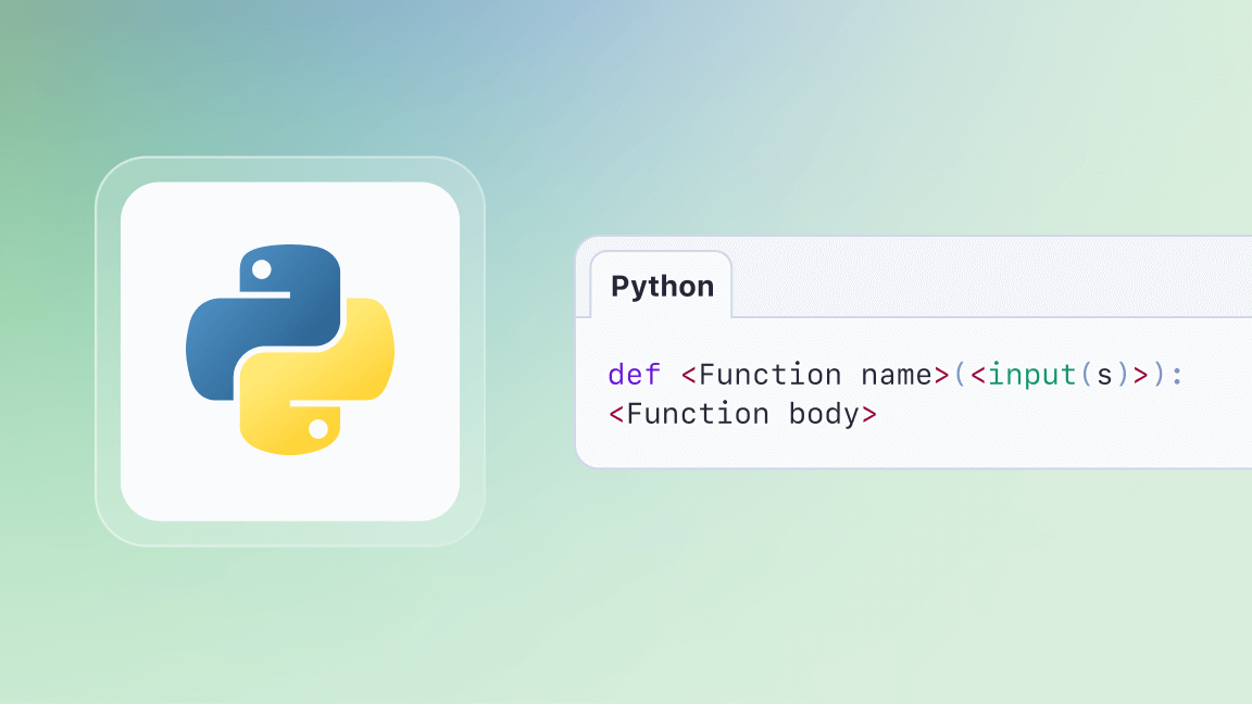 Python functions