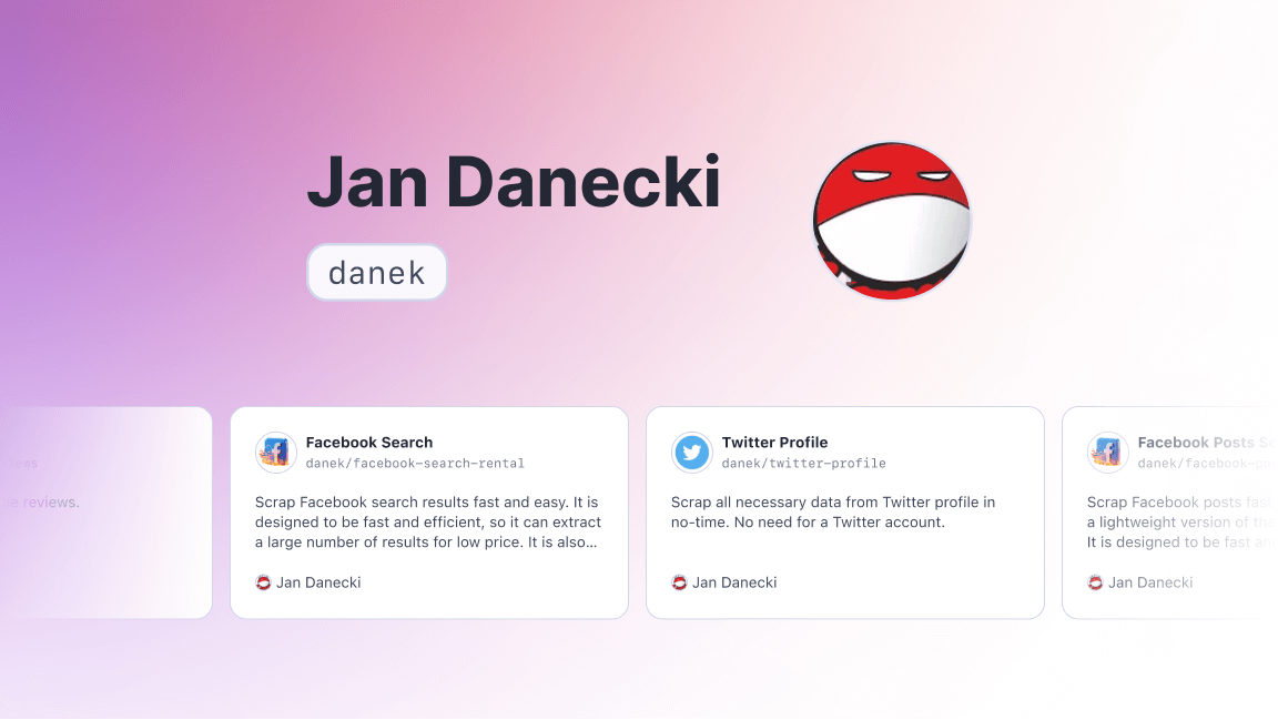 Jan Danecki developer success story