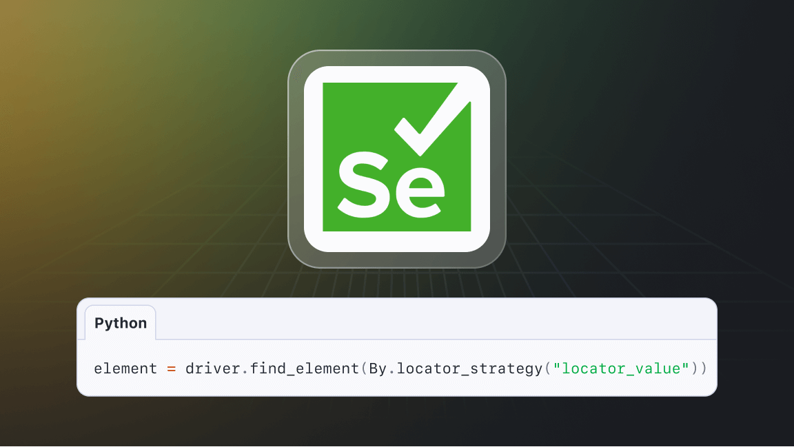 Find elements in Selenium