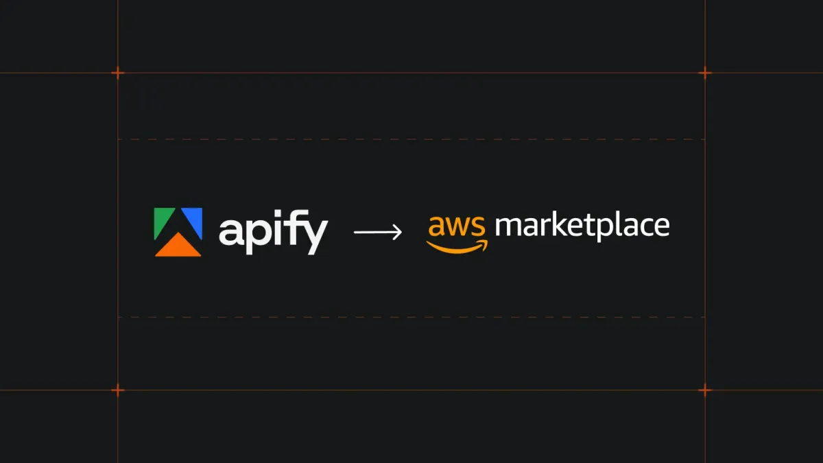 Apify on AWS Marketplace