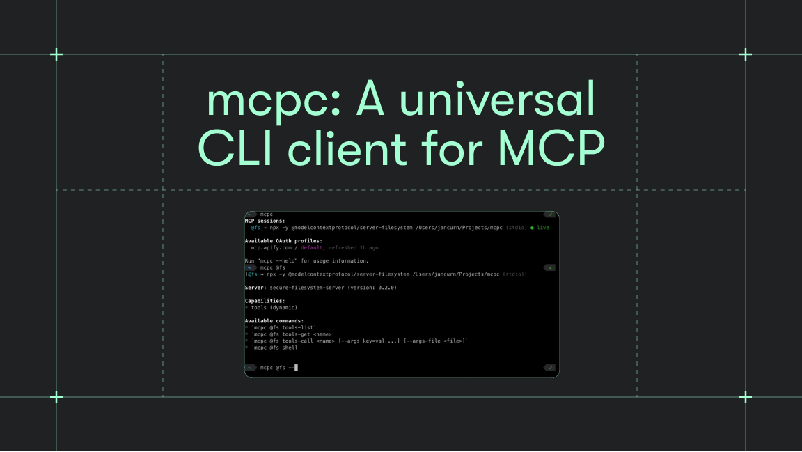 mcpc: A universal CLI client for MCP