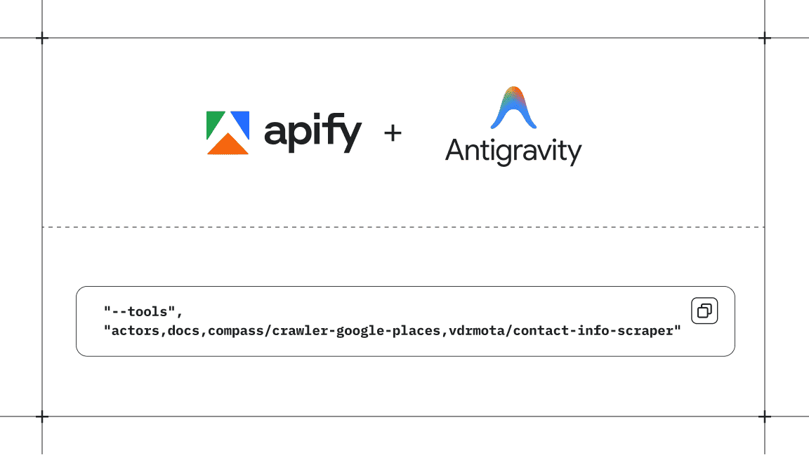 Lead generation with Apify MCP Server and Google Antigravity IDE