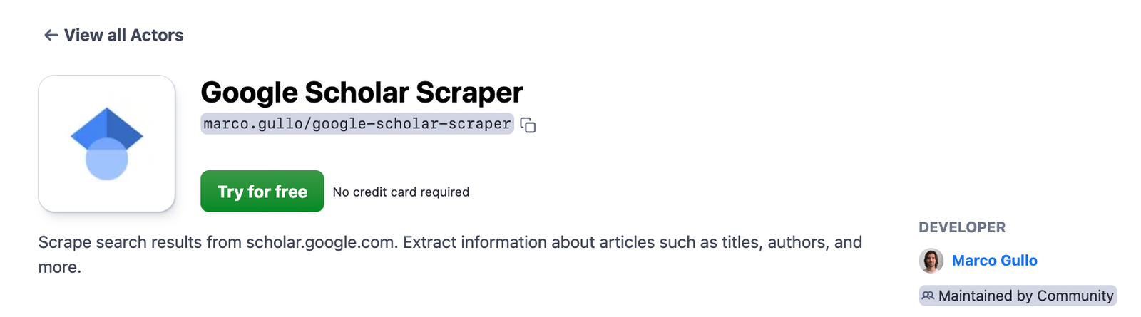 Top 5 Google Scholar APIs and scrapers in 2024