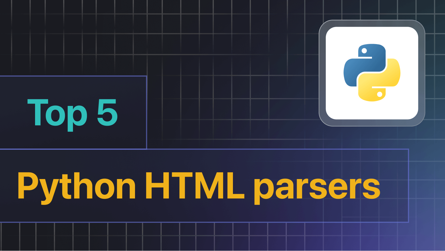 Python HTML parsers