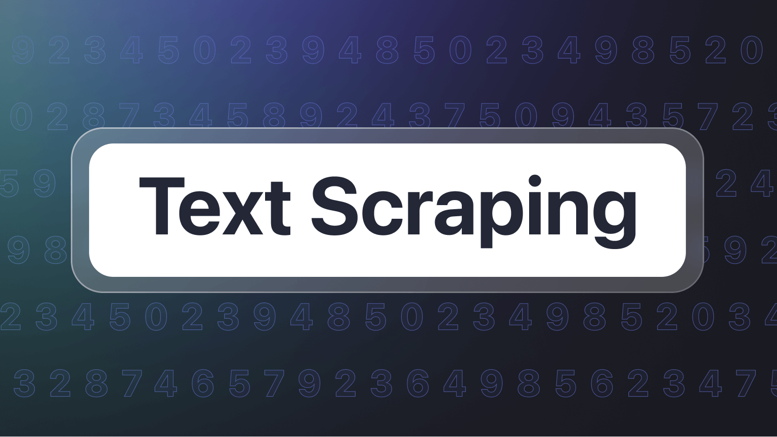 Text scraping