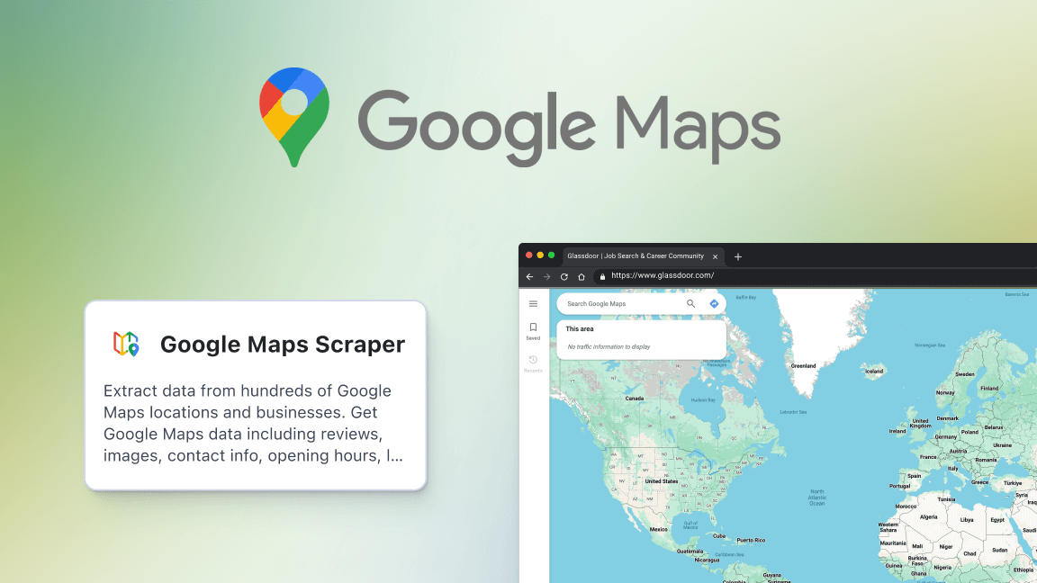How to scrape data from Google Maps